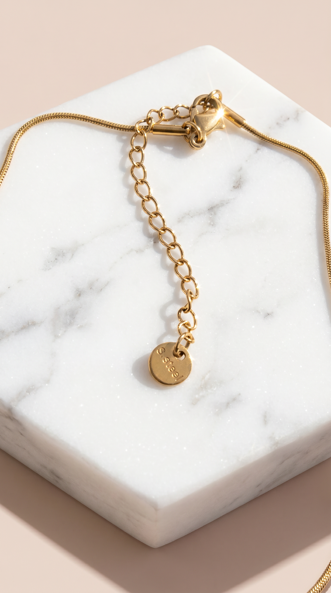 Red Cherry Crystal Gold Plated Steel Pendant Necklace