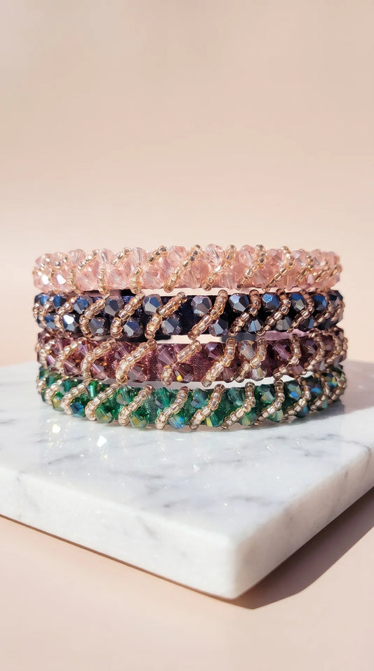 Women’s Crystal Cluster Statement Headband & Hair Band