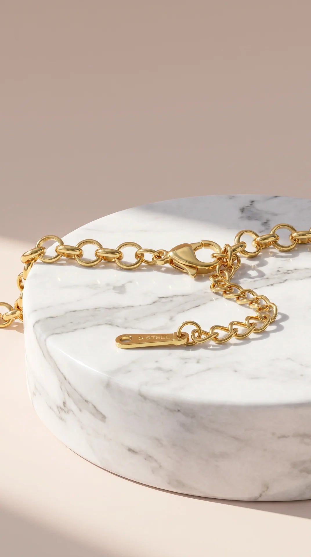 Clover Necklace, Bracelet & Earrings Stainless Steel Set