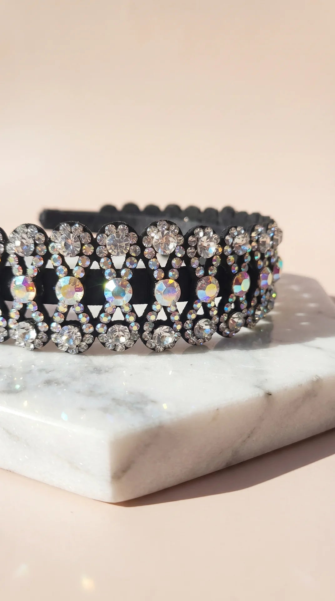 Women’s Crystal Bow Statement Headband & Hair Band