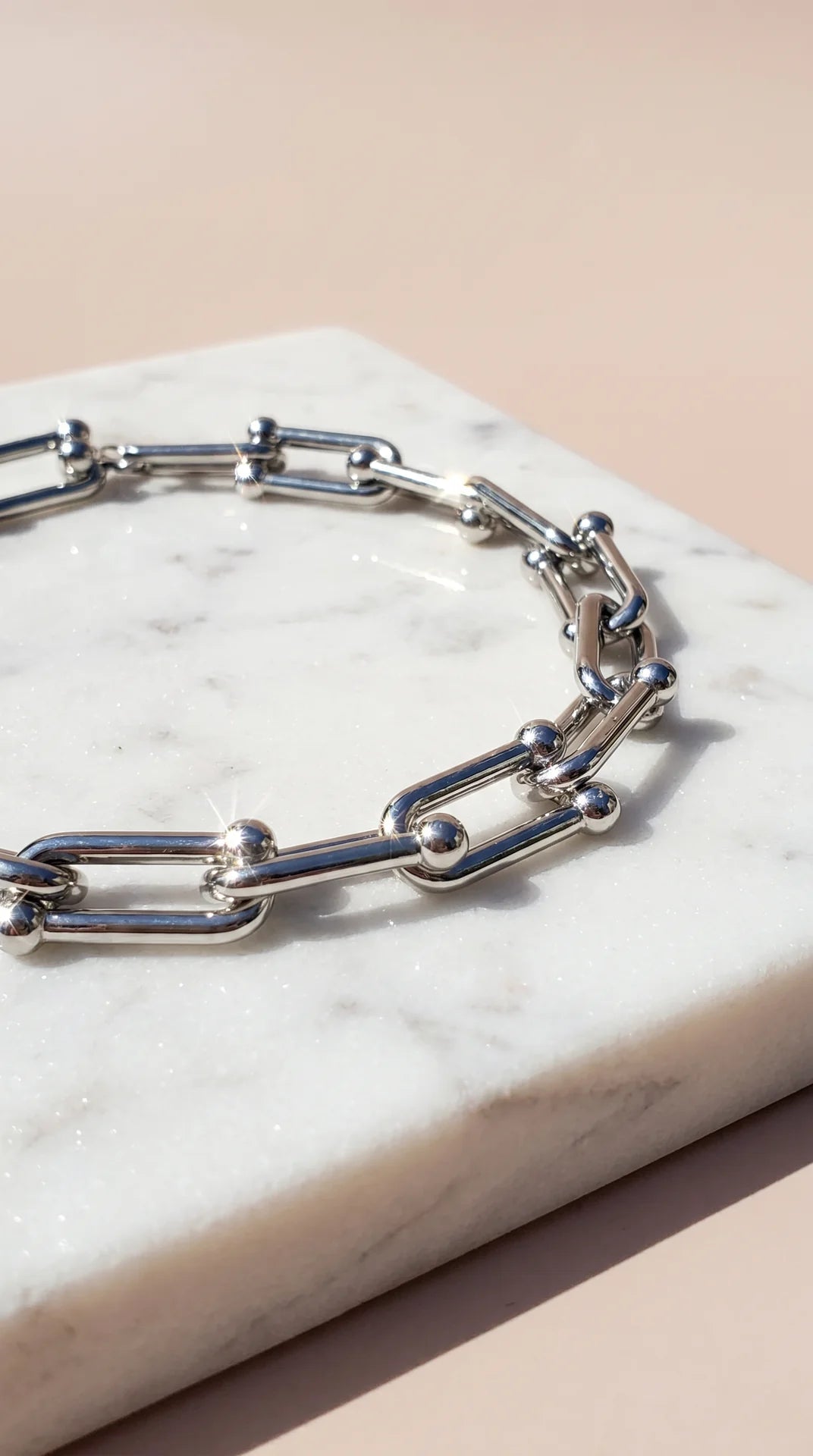Chunky Paperclip Link Chain Necklace