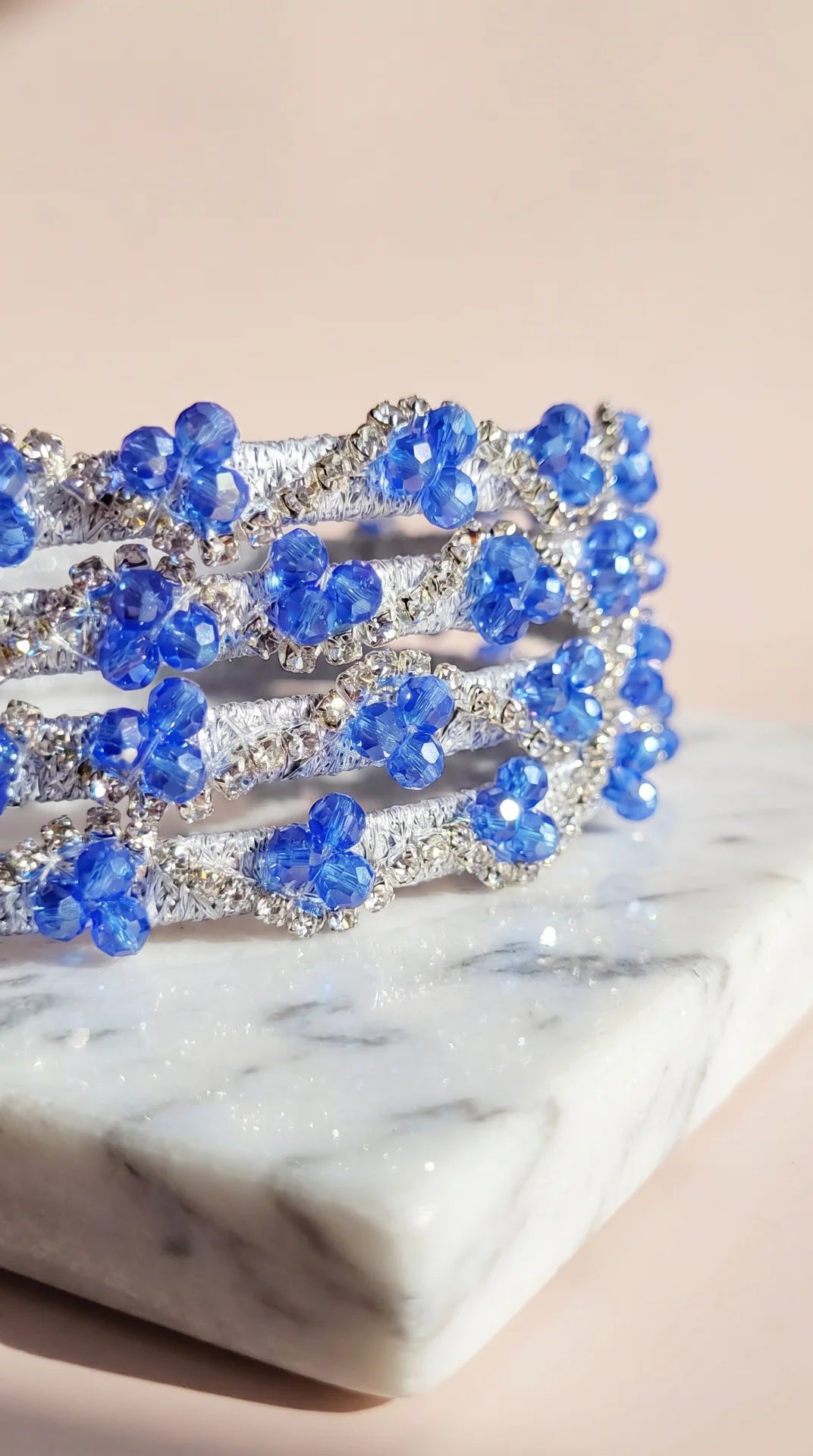Women’s Beaded Crystal Statement Headband & Hair Band