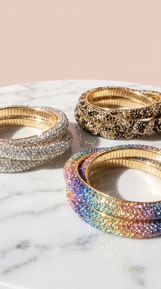 Interlocking Triple Stretchy Bangles
