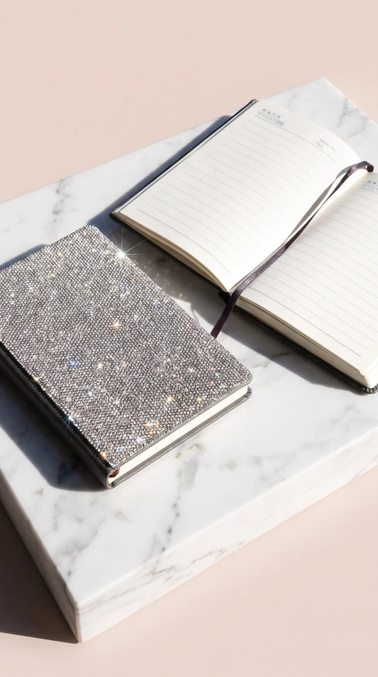 Crystal A5 Diamante Hardcover Notebook & Journal