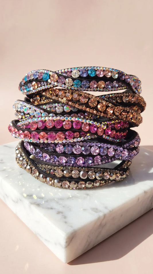 Women’s Wavey Crystal Statement Headband & Hair Band