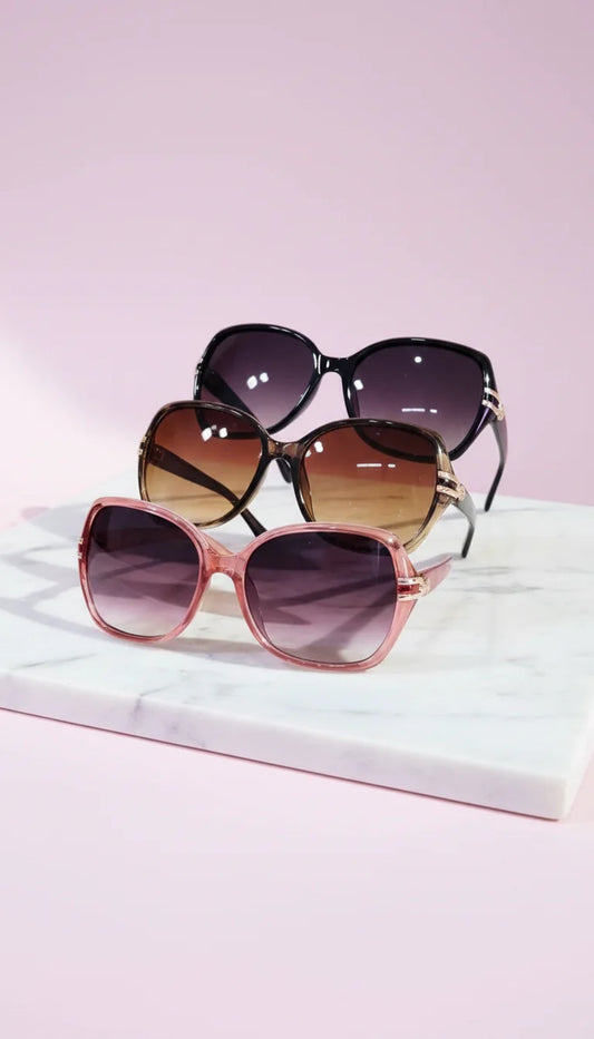 Round Frame Acrylic Sunglasses Box of 12
