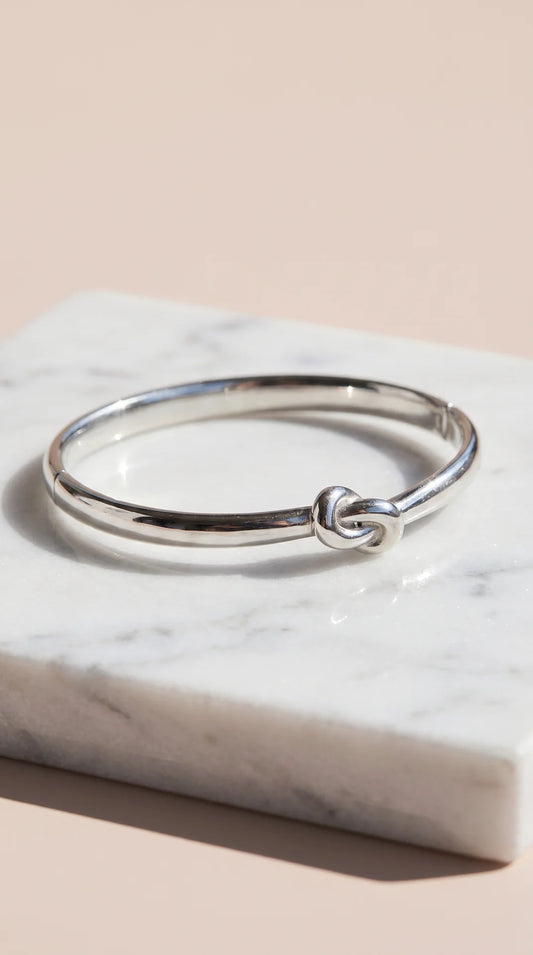 Love Knot Stainless Steel Bangle