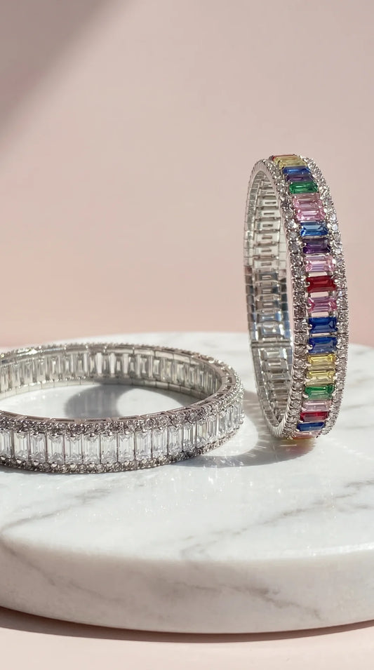 Stretchy Free Size Crystal Bracelet Bangle