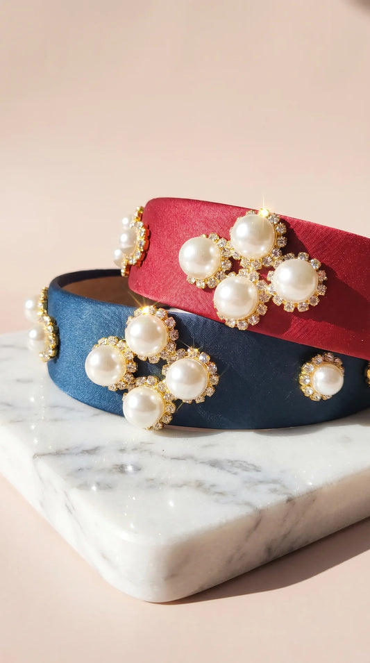 Women’s Pearl Statement Headband & Hair Band