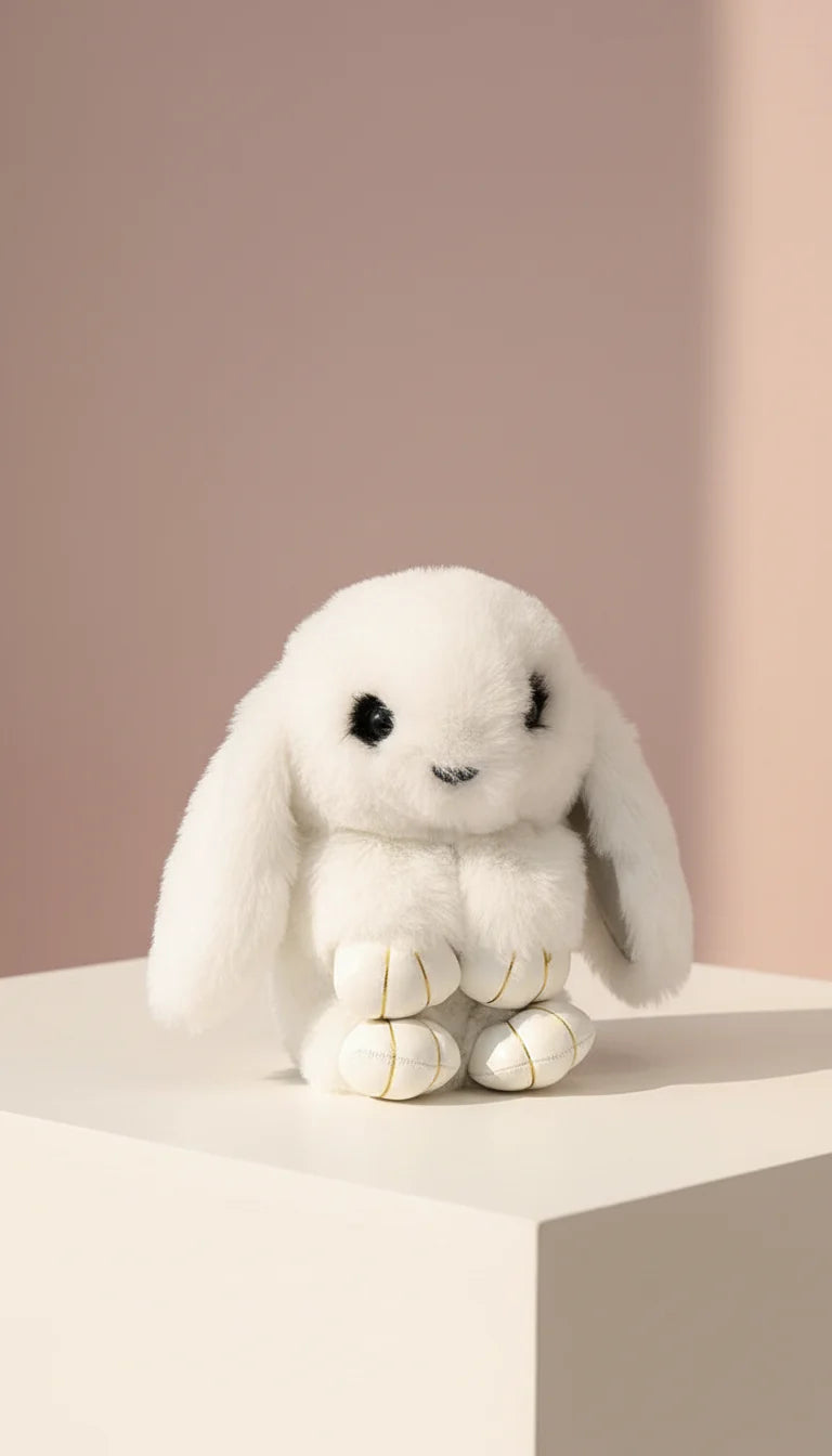 Faux Fur Bunny Rabbit Backpack – Soft Plush Handbag