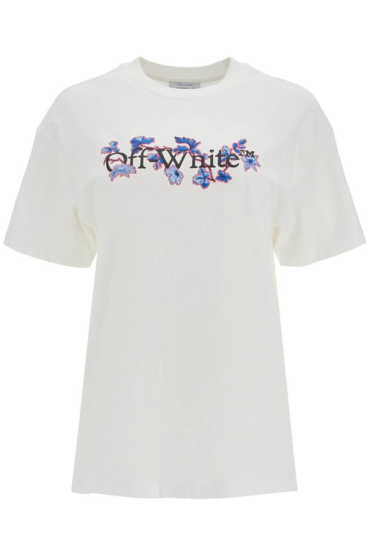 Off White Off-White flower bookish t