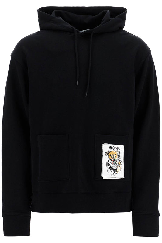 Moschino hooded teddy bear sweatshirt