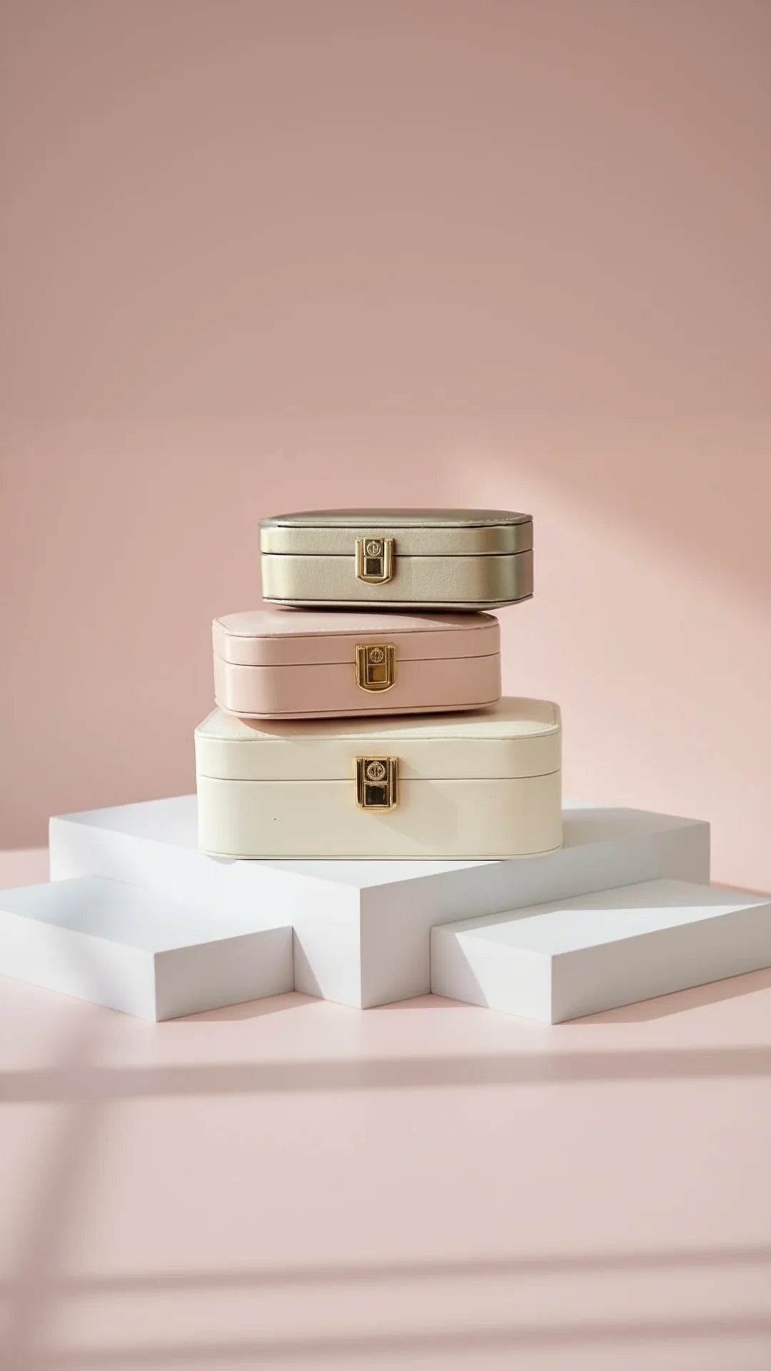 Travel Jewellery Box – Compact Trinket Organizer With Mirror