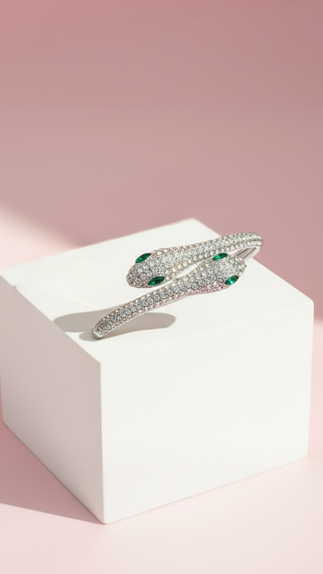 Waterproof Serpent Stainless Steel Snake Bangle
