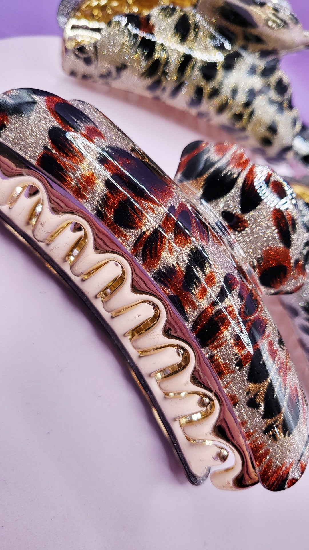 Shiny Sparkly Hair Clamps Pack of 12